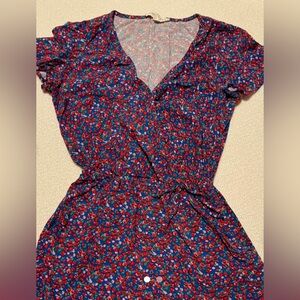 Large Kingston Grey Floral Romper